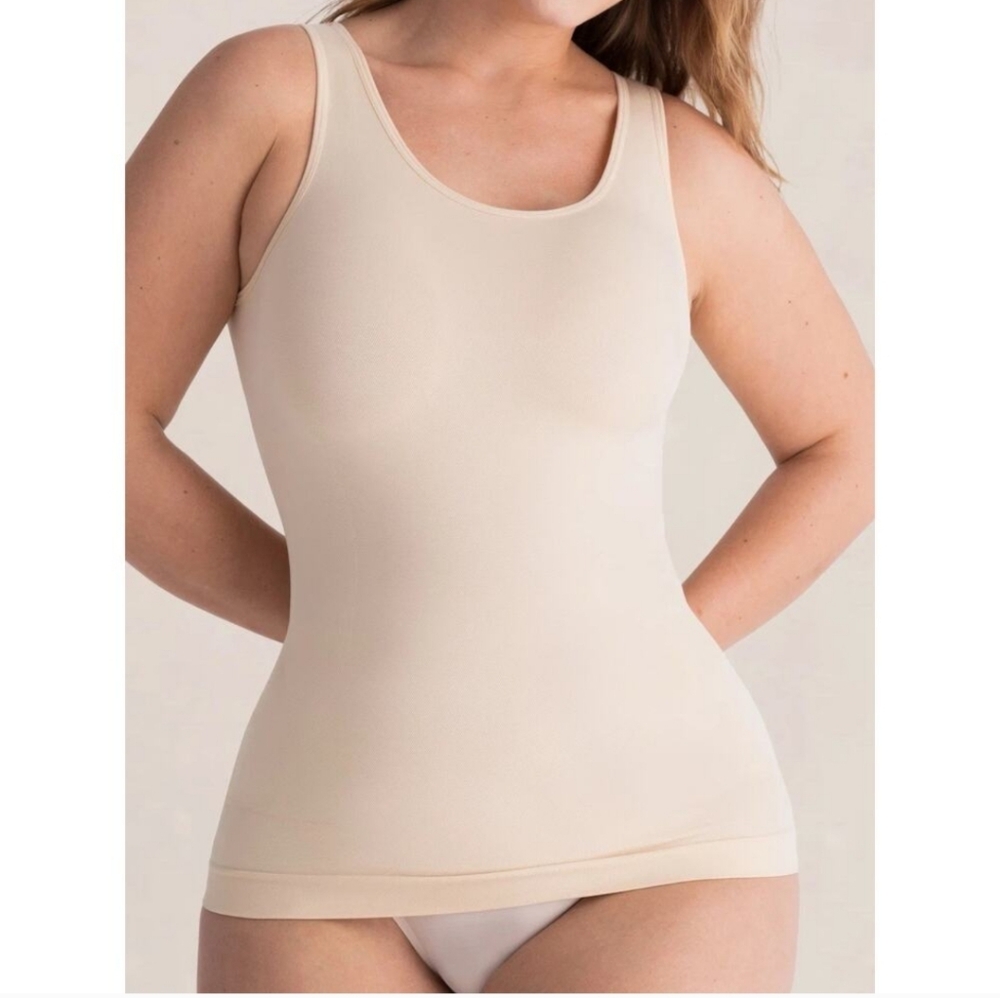 NWT Shapermint Scoop Neck Shapewear Camisole Beige 3XL